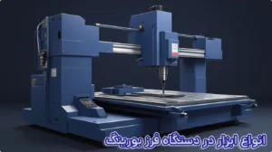 ابزار در دستگاه فرز بورینگ